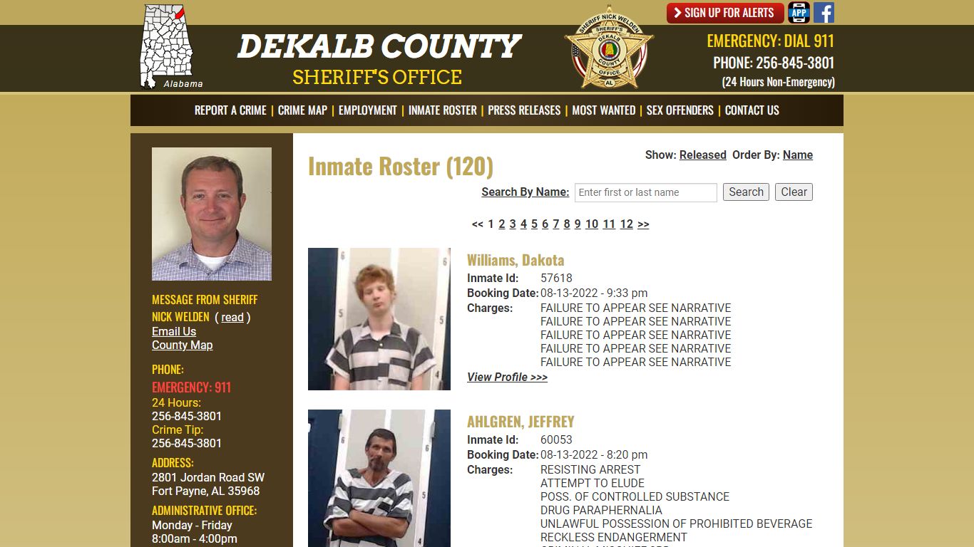 Inmate Roster - DeKalb County Sheriff